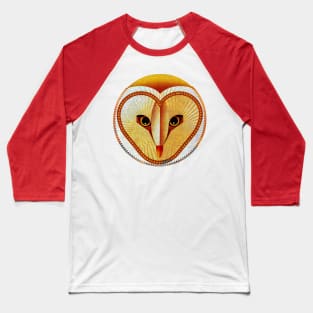 Owl face design Baseball T-Shirt